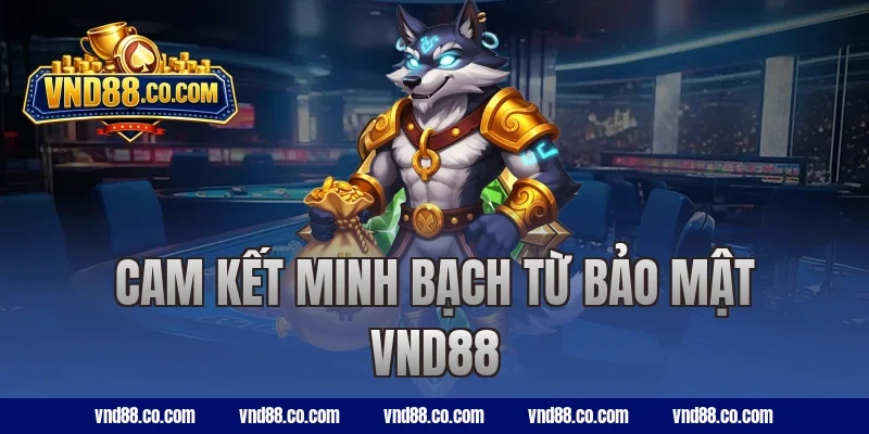 Cam kết minh bạch từ bảo mật VND88